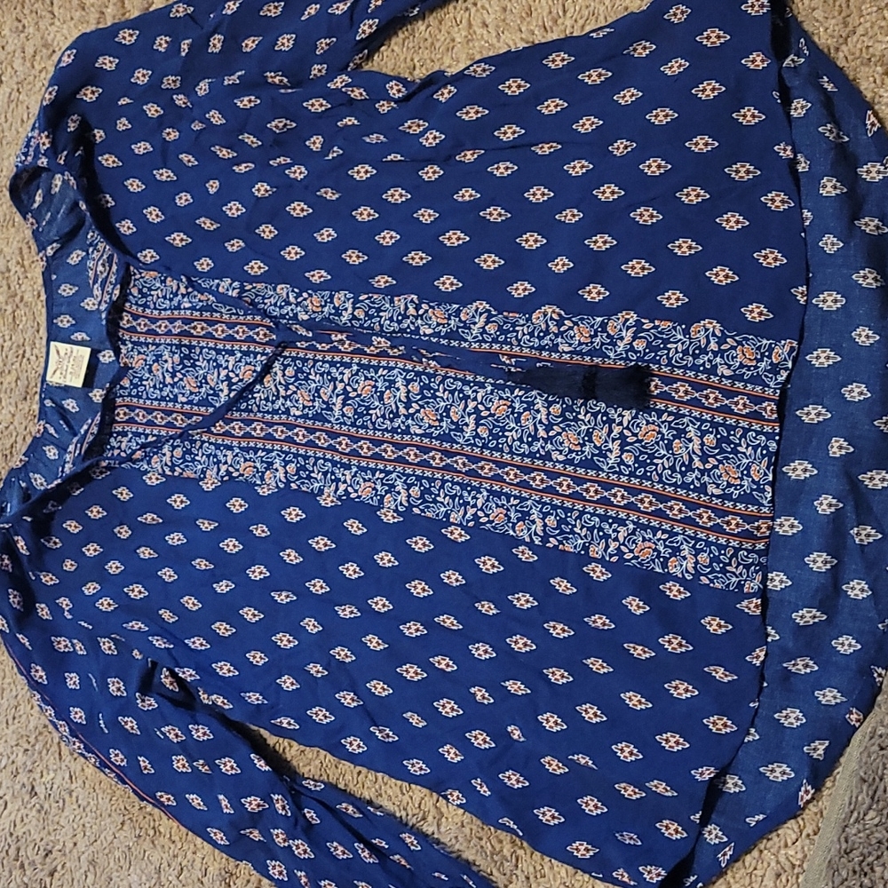 Womens Faded Glory Blouse Size S 4-6